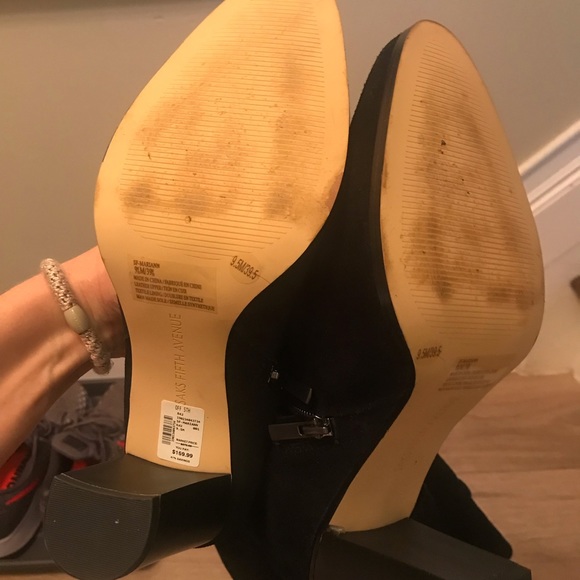 Sak’s fifth ave Mariann tasseled knee-high boots - Picture 5 of 6